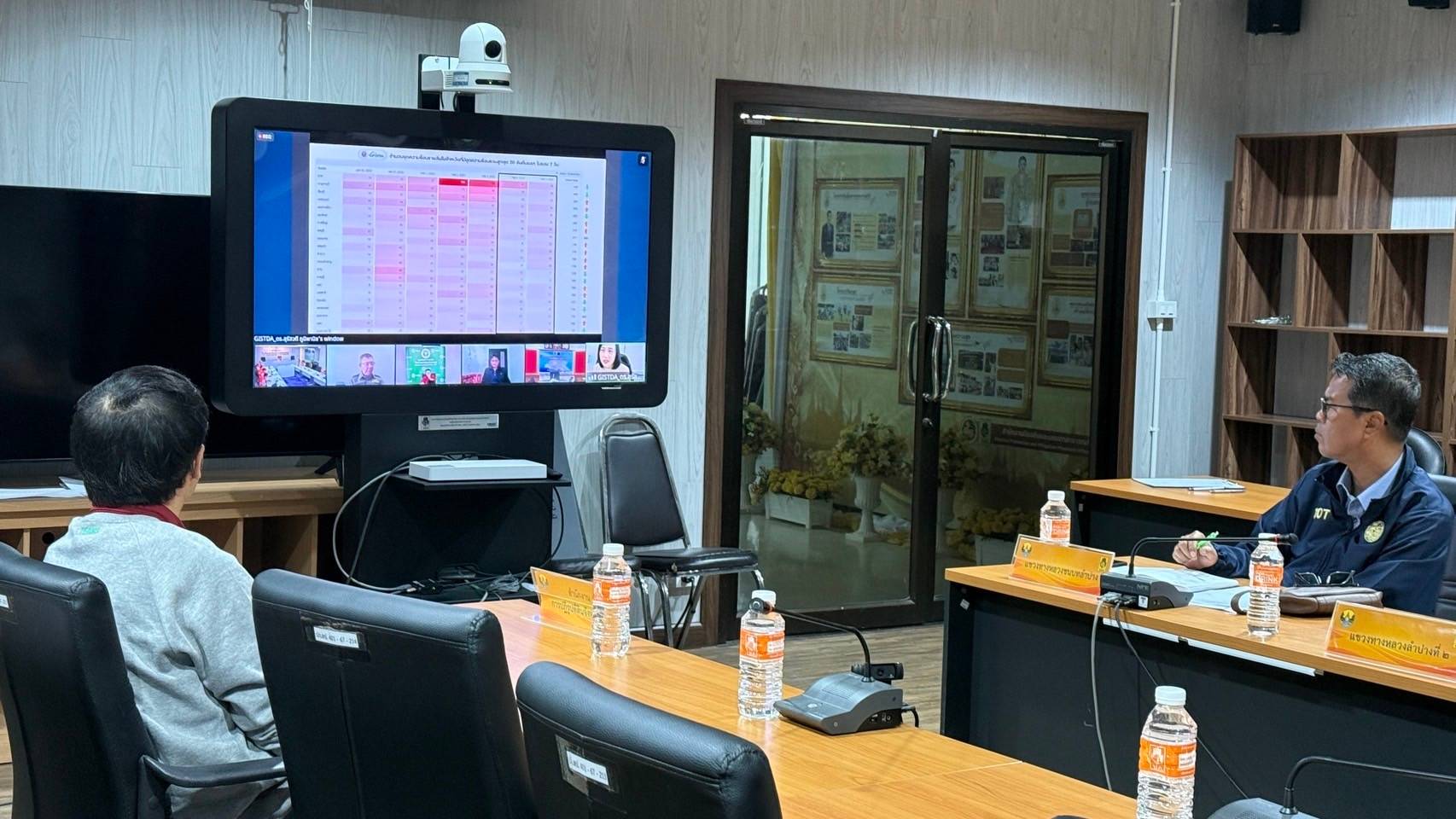 ผส.อต.ลำปาง เข้าร่วมประชุมกองบัญชาการป้องกันและบรรเทาสาธารณภัยแห่งชาติ ...
